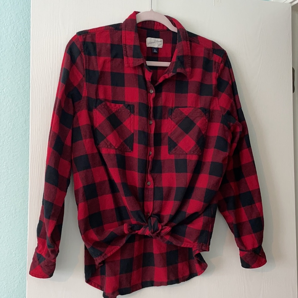 Red and Black Flannel shirt